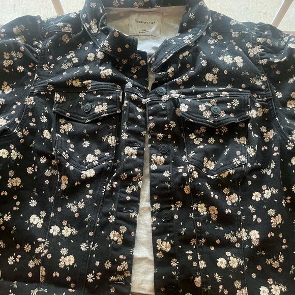 Celebrity Pink Jacket Youth Size XXL Floral Black - Picture 3 of 6